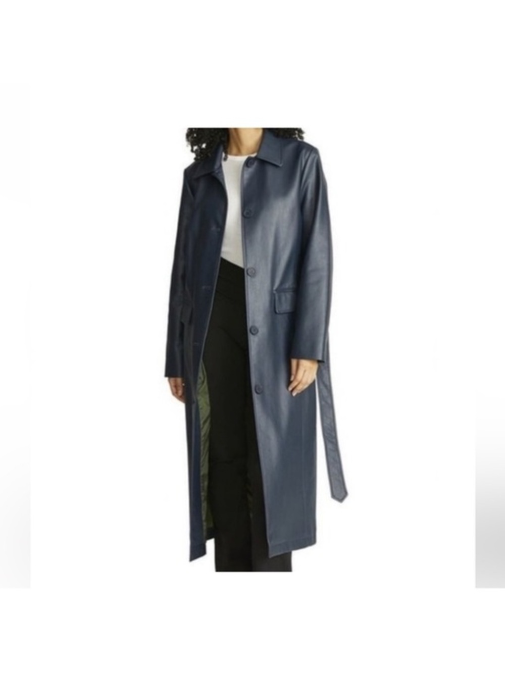 REBECCA MINKOFF NWT NAVY MAXI TRENCH COAT 💙